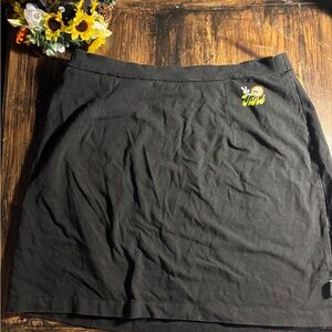 Vans Black Mini Skirt with Vans Logo